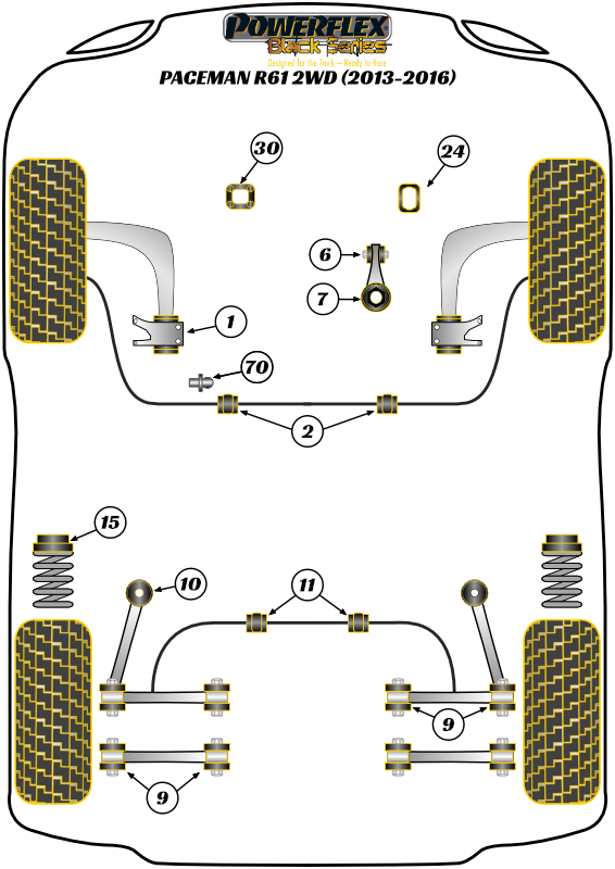 R61 Paceman 2WD - 2013-2016