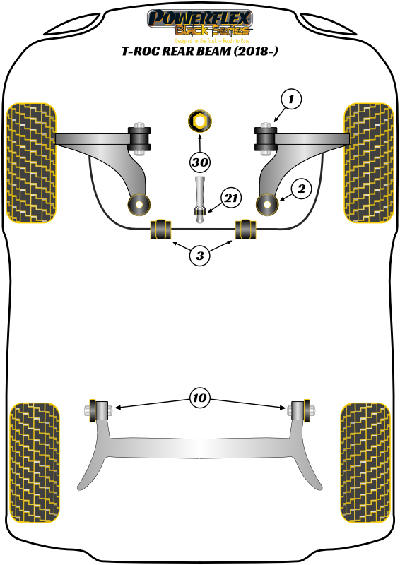 T-Roc FWD Rear Beam - A1 - 2018-