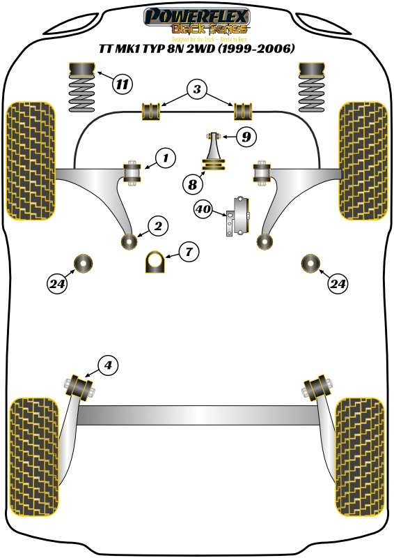 TT Mk1 2WD - 8N - 1999-2006