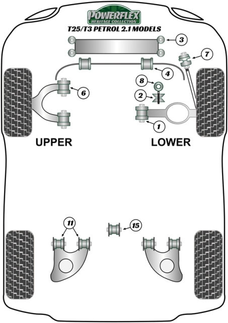 Transporter T25 & T3 2.1 - Petrol - 1979-1992